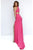 Sherri Hill - 32340 Sexy Winter Formal Jersey High Slit Dress In Pink