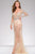 32343 Embellished Long Sleeve Sheath Dress