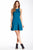 Cynthia Rowley - 771000 Sleeveless Jewel A-Line Cocktail Dress in Green