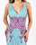 Primavera Couture - 3238 Floral Embellished V-neck Sheath Dress In Blue