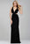32383 Criss-Cross Open Back Fitted Jersey Dress
