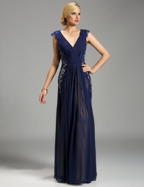 Lara Dresses - 32418 in Blue