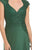 Lara Dresses - Cap Sleeves Beaded Lace Sweetheart Gown 32419 in Green
