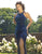 Primavera Couture - 3242 Bedazzled Halter Neck Sheath Dress In Blue