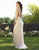 Primavera Couture - 3242 Bedazzled Halter Neck Sheath Dress In Neutral