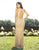Primavera Couture - 3249 Bedazzled V-neck Sheath Dress With Slit In Pink