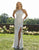 Primavera Couture - 3251 Embellished Halter Neck Fitted Dress In White