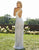 Primavera Couture - 3251 Embellished Halter Neck Fitted Dress In White