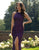 Primavera Couture - 3251 Embellished Halter Neck Fitted Dress In Purple