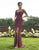 Primavera Couture - 3253 Lattice Textured Strappy Sheath Gown In Red
