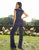 Primavera Couture - 3260 Embellished Plunging V-neck Jumpsuit In Blue
