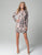 Lara Dresses - Flashy Jewel Neck Short A-Line Dress 32922 in Pink