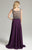 Lara Dresses - Seductive Jewel Neck A-Line Dress 32928 in Purple
