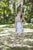 Primavera Couture - 3301 Plunging Lace Up Back Sequined Dress In White