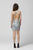 Primavera Couture - 3303 Sequined Halter Open Back Cocktail Dress In Blue and Multi