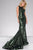 Low Back Long Sequined Prom Dress 33040