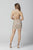 Primavera Couture - 3304 Foliage Beaded Lace Up Short Dress In Pink and Silver