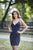Primavera Couture - 3304 Foliage Beaded Lace Up Short Dress In Blue