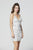 Primavera Couture - 3304 Foliage Beaded Lace Up Short Dress In White