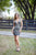 Primavera Couture - 3305 Sequin Embellished Plunging V-Neck Dress In Gray