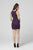 Primavera Couture - 3306 Sleeveless Scoop Neck Beaded Cocktail Dress In Purple