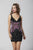 Primavera Couture - 3309 Sequined Plunging Vneck Sheath Cocktail Dress In Black and Multi-Color