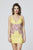 Primavera Couture - 3309 Sequined Plunging Vneck Sheath Cocktail Dress In Yellow