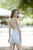 Primavera Couture - 3314 Sequin and Beaded Stripe Sexy Cocktail Dress In White