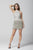 Primavera Couture - 3315 Embellished Halter Sheath Cocktail Dress In White