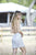 Primavera Couture - 3322 Short Leaf-Motif Beaded Dress In White