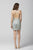 Primavera Couture - 3323 Beaded Plunging V-neck Sheath Dress In Blue