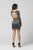 Primavera Couture - 3325 Bejeweled Long Sleeve Sheath Dress In Gray