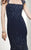 Mignon - Trailing Ornament Trumpet Gown VM1173 in Blue