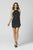 Primavera Couture - 3334 Embellished Halter Neck Sheath Dress In Black