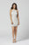 Primavera Couture - 3334 Embellished Halter Neck Sheath Dress In White