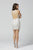 Primavera Couture - 3334 Embellished Halter Neck Sheath Dress In White