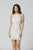 Primavera Couture - 3334 Embellished Halter Neck Sheath Dress In White