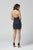 Primavera Couture - 3339 Beaded Cross Halter Sheath Dress In Blue