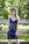 Primavera Couture - 3340 Bedazzled Deep V-neck Sheath Dress In Blue