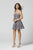 Primavera Couture - 3345 Embellished Strapless A-line Cocktail Dress In Gray and Multi