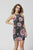 Primavera Couture - 3349 Beaded Floral Halter Sheath Dress In Black and Multi