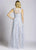 Lara Dresses - 33524 Lace Illusion Scoop A-line Dress In Lt Blue