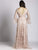Lara Dresses - 33526 Lace V-neck A-line Dress  In Pink