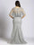Lara Dresses - 33535 Embellished Illusion Bateau Trumpet Dress In Silver