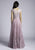 Lara Dresses - 33592 Floral Beaded Lace A-line Gown In Pink