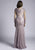 Lara Dresses - 33602 Long Sleeve Jewel Adorned Lace Sheath Gown In Pink