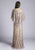 Lara Dresses - 33623 Caped Flutter Sleeves Illusion Lace Gown In Pink