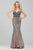 Beaded Crystal Adorned Strapless Sweetheart Evening Gown JVN33692