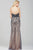 Beaded Crystal Adorned Strapless Sweetheart Evening Gown JVN33692