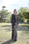 Primavera Couture - 3371 Bedazzled Long Sleeve Trumpet Gown In Black and Multi-Color